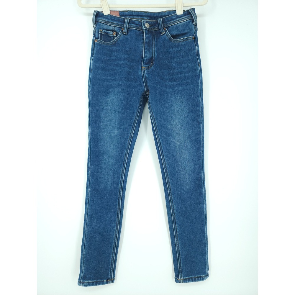 Acne Studios Skinny Denim Jeans Women 26 / 27 Blue Bla Konst Lined Designer READ